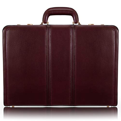 McKlein Coughlin, Leather 4.5" Expandable Laptop/Computer & Tablet Business Briefcase Attaché Bag, Men Women Laptop Briefcase, Laptop Compartment bag, Tablet Pocket bag, Business Bags, Travel Cases