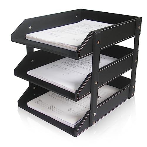 Office Accessories Desk Gift Set Card Holder Large File Rack Stationery Organizer Tissue Box Document Tray