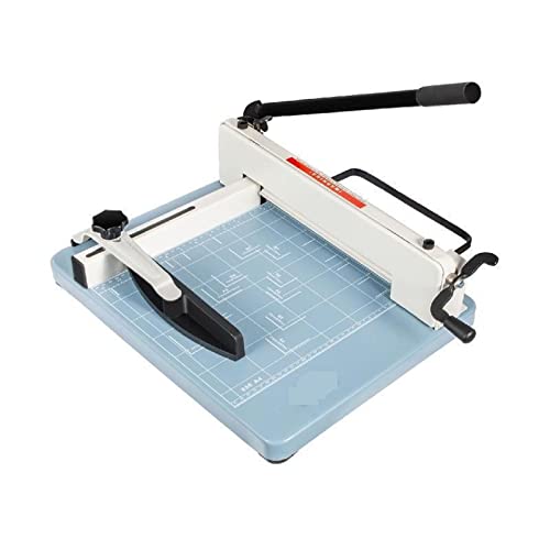 UHRLGHS 12/17 Inch Manual Paper Cutter Guillotine Trimmer Heavy Duty 300-500 Sheets Shredder for Factory School Office Accessories,12 Inch 300 Sheets