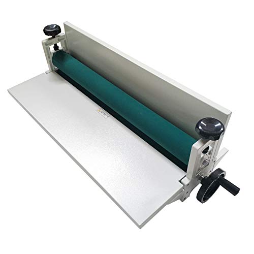 INTSUPERMAI Manual Cold Roll Laminator Machine Desktop Cold Laminating Machine with Foldable Working Table and Manual Pressure Adjustment for Photo Vinyl Film Laminating (360mm/14.17in)