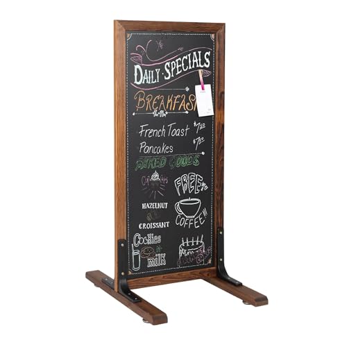 Ilyapa A Frame Chalk Board Easel Sign 42x18 in - Sandwich Signs Outdoor