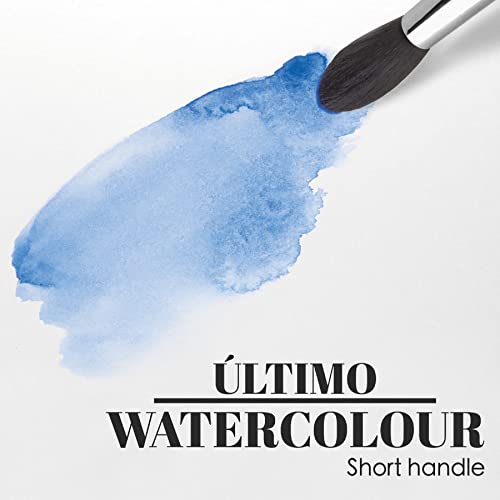 Escoda Ultimo Series 2330 Artist Watercolor and Acrylic Paint Brush, Synthetic Squirrel, Mottler, Size 18