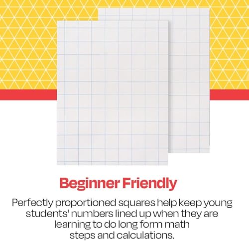 PAPER GRAPH 9X12 1 RULED WHITE SCHOOL SMART REAM