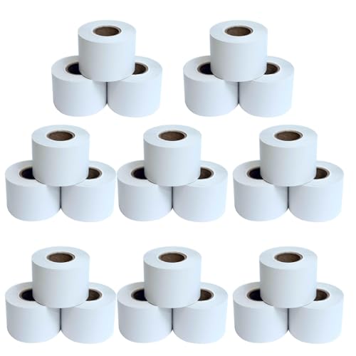 Aquos Globe Ishida Scale Label GL-4680 Continuous Label Roll | Replacement Printing Labels | Blank Labels Roll | 24 Rolls