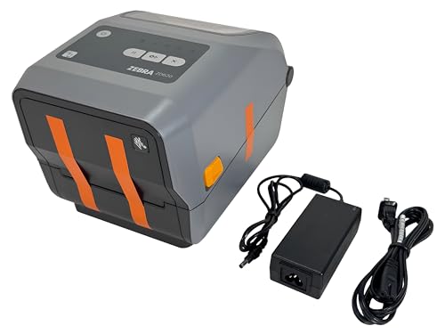 ZEBRA ZD620t 300 dpi Thermal Transfer Desktop Printer - Ethernet, Bluetooth, Serial, USB Connectivity - 6 IPS, Print Width 4 in, ZD620 Barcode Label Printer - ZD62043-T01F00EZ YKGAV