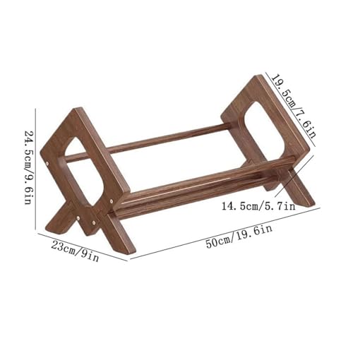 Office Bookshelf Retro Simple Desktop Bookshelf Wooden Open Home Office Storage Rack