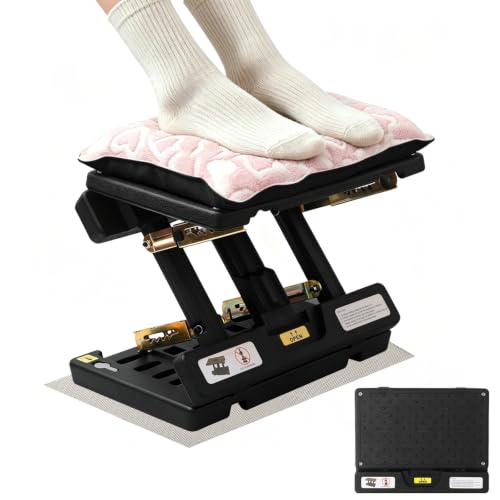 Foot Rest for Under Desk at Work, Detachable Soft Cushion pad, Adjustable