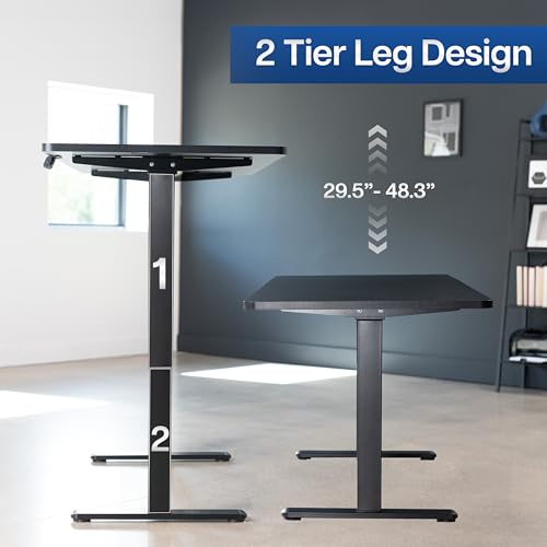 VIVO Black 71 x 30 in Standing Desk, DESK-KIT-E2B71B