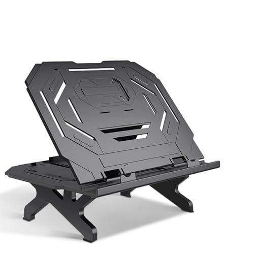 VCDUXMQLK Adjustable Height Plastic Foldable Desktop Support Holder Tablet 17 Inch Laptop Stand