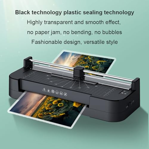Laminator Machine with Hot and Cold Mode, Laminator A4 A5 A6 with 30 Laminating Pouches for Office, School and Home