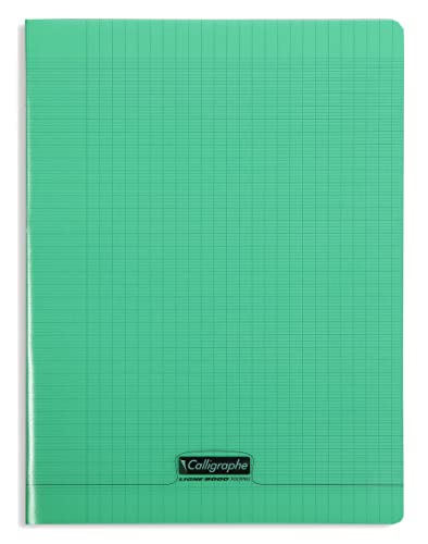 Calligraphe PP Stapled Writing Notebook, A4+, Séyès Ruled, 96 Pages - Green