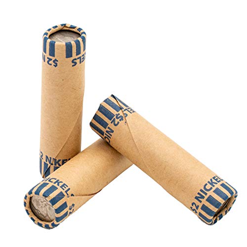 Pre-Formed Nickel Coin Wrappers (Bundle of 1,000)