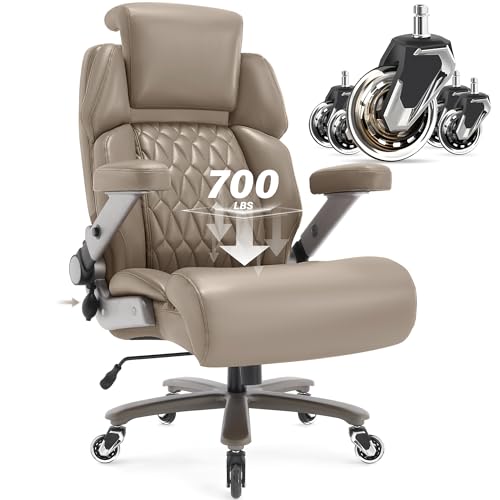 Big and Tall Office Chair 700lbs, Ergonomic High Back Computer Desk Chair