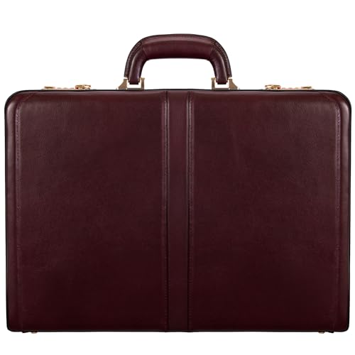 McKlein HARPER, Leather 4.5" Expandable Laptop/Computer & Tablet Business Briefcase Attaché Bag, Men Women Laptop Briefcase, Laptop Compartment bag, Tablet Pocket bag, Business Bags, Travel Cases