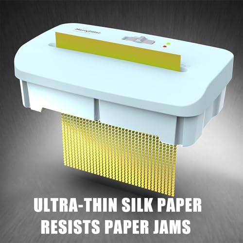 Automatic Paper Shredder 7.5L Crinkle Cutter with Visible Window for Crafts, Birthday, Weddings, and Festivals for Hamper and Box Decoration