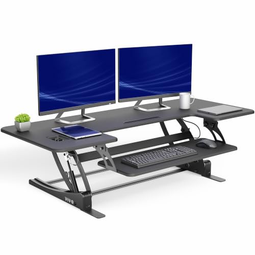 VIVO Black 54 in Standing Desk Converter, DESK-V054V