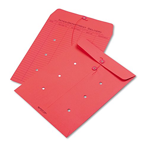 Quality Park 63574 Standard Inter-Department Envelope, 10-Inch x13-Inch, 100/BX, Red
