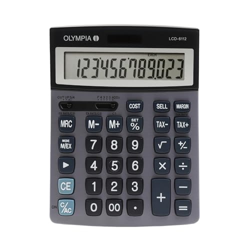 Olympia 6112 Calculator with LCD Blue