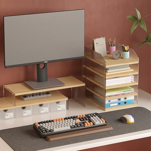 File Classification Organizer, Desktop File Organizer, 3/4/5-Layer Paper Sorter, Desktop Student Bookshelf, Paper Locker for Home, Classroom, Office, School(5tier)