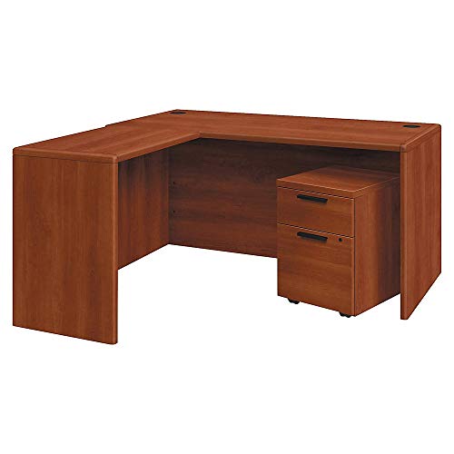 HON 10700 Series Cognac Laminate Left-Pedestal Credenza
