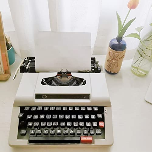 YXCUSAM Manual Typewriter, Portable Vintage Typewriter,Word Processor for Writers, for Writers to Write Anytime, Anywhere