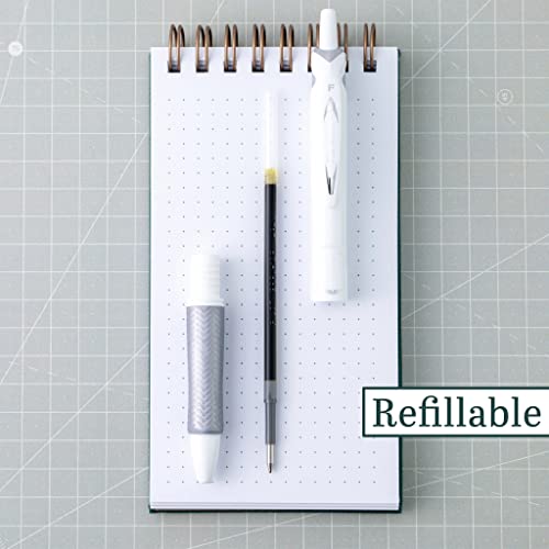 PILOT Acroball PureWhite Advanced Ink Ball Point Pens, 0.7mm, 14-Pack