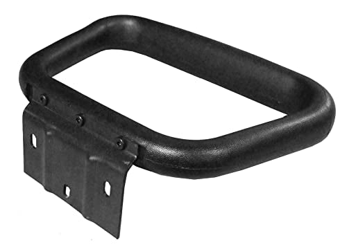 Black Polyurethane Office Chair Loop Armrests - Set of 2 - S4649