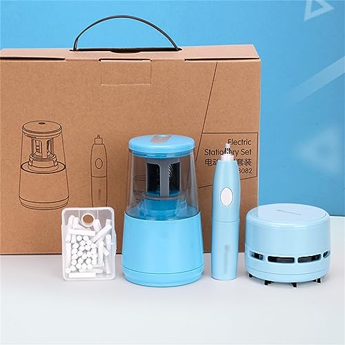 XJPWZER Stationery Set Primary School Students 1st and 2nd Grade Supplies Electric Pencil Sharpener Combo(E)