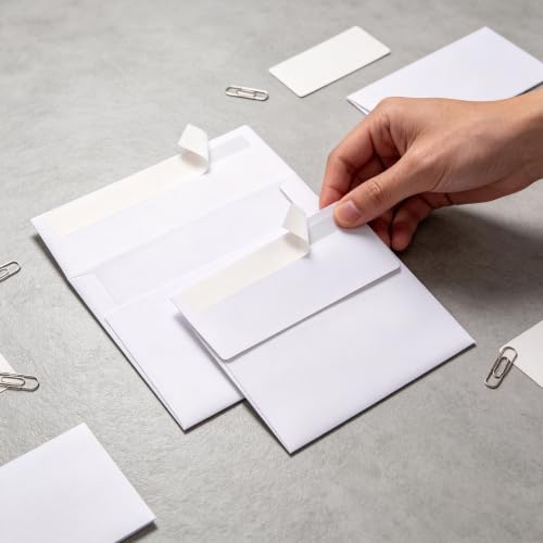 A2 Envelopes Self Seal 500 Pack - 4-3/8 X 5-3/4 White