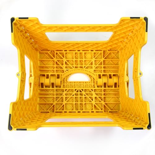 MaxWorks Folding Step Stool 2-Pack, 330 lbs Capacity, Yellow - (51249)
