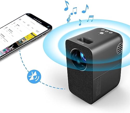 PATINS Home Projector Full HD 720P Native Resolution Projector Home Theater Video LED Projector Phone