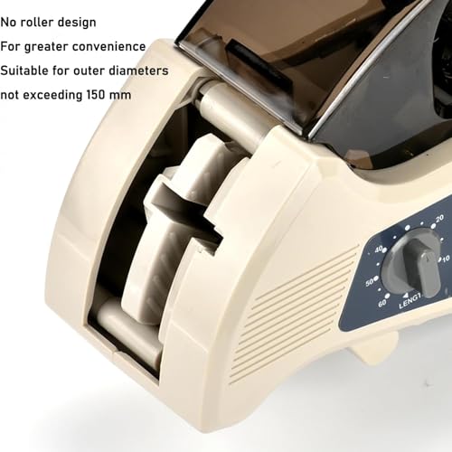 Disc Tape Dispenser, Cutting Length 10~60Mm, Tape Width 5~25Mm,Tape Roll Outer Diameter 150mm, for Office Warehouse Home Packaging