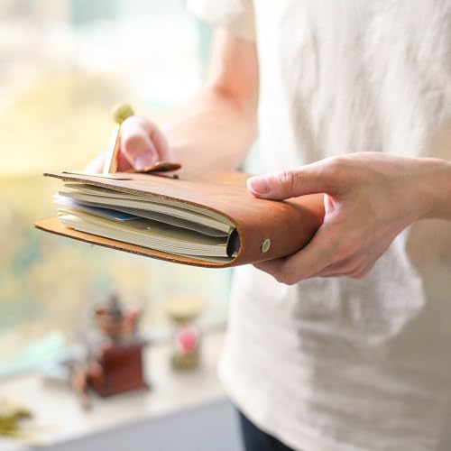 Refillable Notebook with Detachable Rings, Smooth Recycled Paper for School & Writing Refillable Binder Notebook