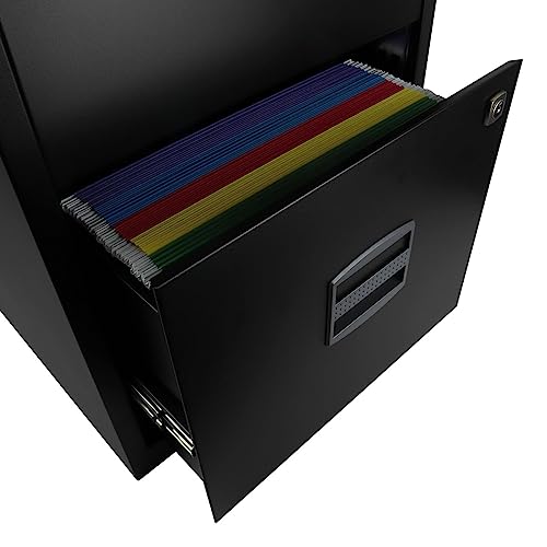 Bisley 2-Drawer Home File Cabinet - Black