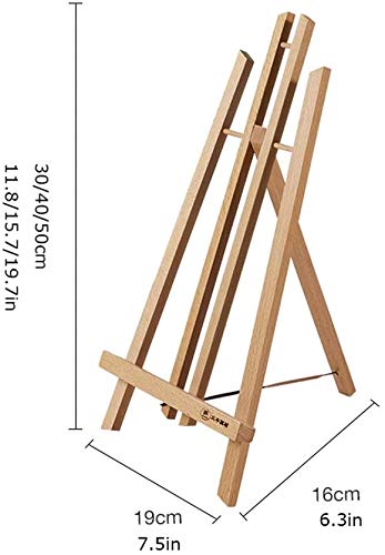 SAeWare LargeFloor Display Tripod Artist Small Convenient Child Desktop Poster Canvas Display Stand Painting Stand (50cm)