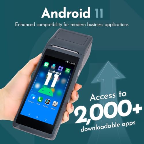 POS STORE Q2i Mobile POS Terminal, Android 11, 58mm Printer, 2GB RAM 16 ROM