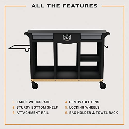 Oklahoma Joe's Workstation DLX Prep & Storage Cart - 23252169