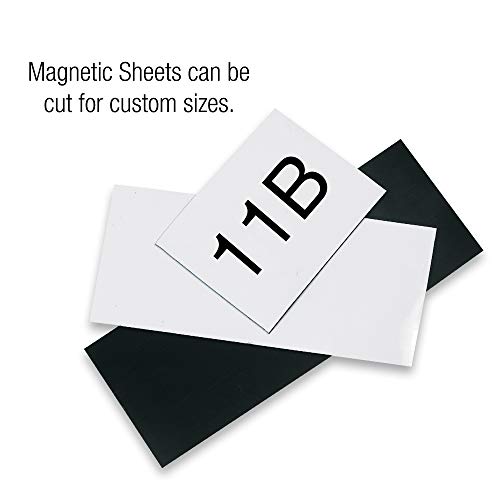 Aviditi Printable Magnet 8-1/2 x 11 Inch Sheet, 2 x 3-1/2 Inch Scored Magnets 10 Per Sheet, 100 Sheets Carton, Inkjet Compatible, for Labeling, Organizing, DIY Projects and Crafts