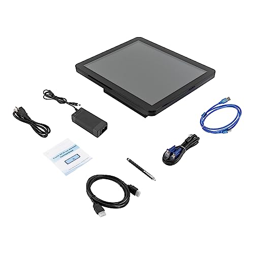 17in Electronic Cash Register,Touch Screen Cash Registers, POS System Machine with Networkable System,Win7 8 10, Android, Raspberry Pi, Linux (17IN)