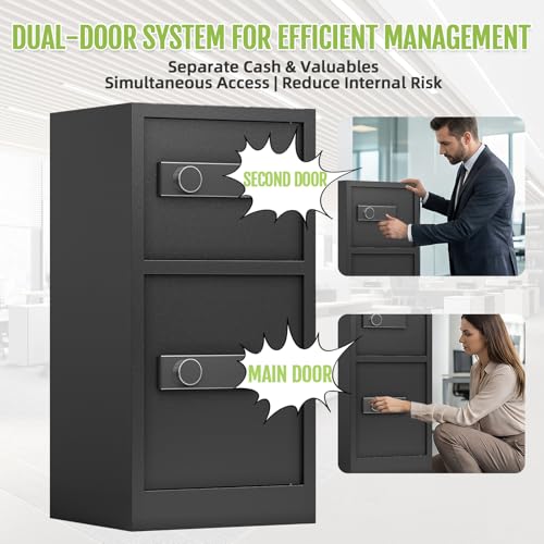KAER 8.6 CuFt Extra Large Heavy Duty Home Safe Box with Hidden Lock Box