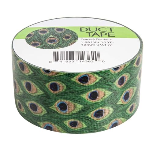 Simply Genius Colored Duct Tape Rolls - Versatile for Scrapbooking Supplies - Ideal for Vision Board Supplies - Strong Adhesion Decorative Tape for Crafts - 1.88in x 10yd, 12 Rolls, Nature Patterns