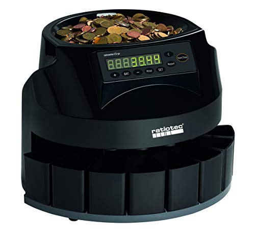 ratiotec 00946954 Coin Counting and Sorting Machine CS 50