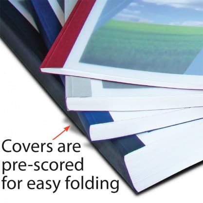 Coverbind Clear Linen Thermal Binding Covers (1/16")