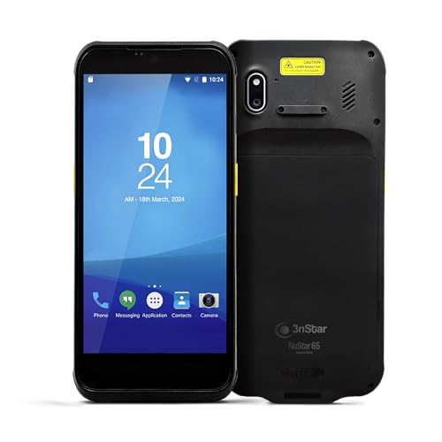 3nStar NuStar 65 Rugged Handheld Mobile Computer & Data Collector, Android 14, 2D Imager, 6.5" Touchscreen, IP67 – DC0650-2N
