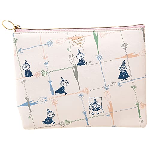 Gakken Sta:Ful Moomin Pencil Case, M, Pouch, Plant Frame H18035