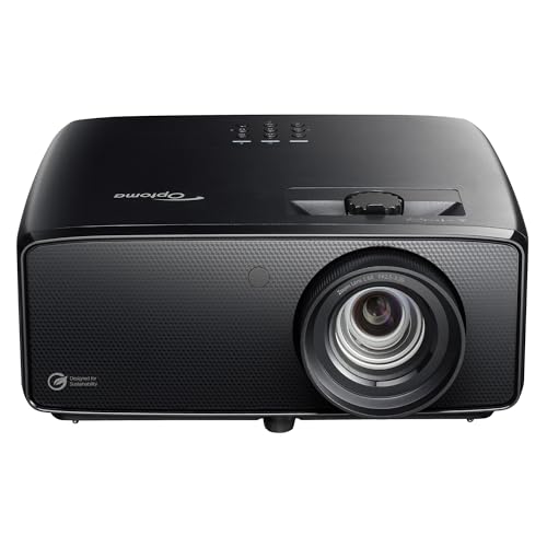 Optoma UHZ58LV 3000-Lumen 4K UHD Portable Dual Laser Projector - Black