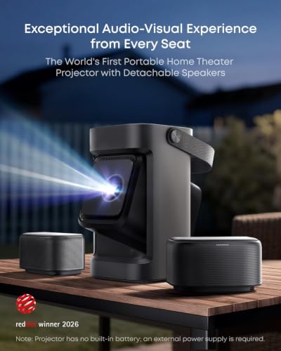 Nebula P1 Projector with SOLIX C300 DC