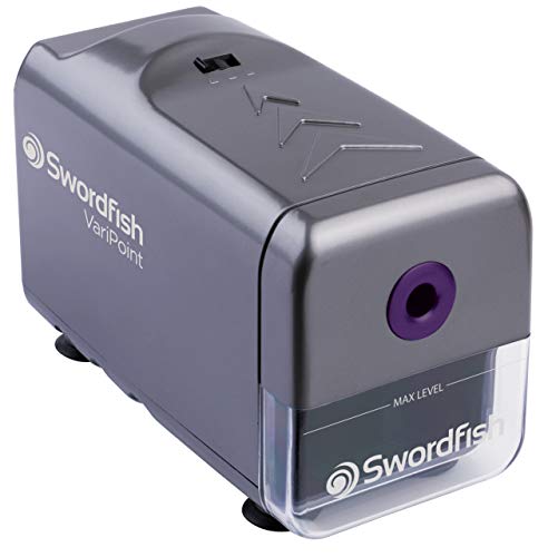 Swordfish 'VariPoint' 3 Point Option Electric Pencil Sharpener 8mm Ref: 40232