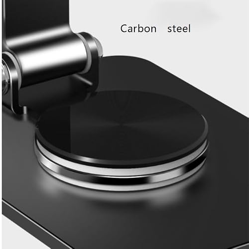 BXFIRS 360° Rotation Book Stand Black Reading Rack Carbon Steel Holder