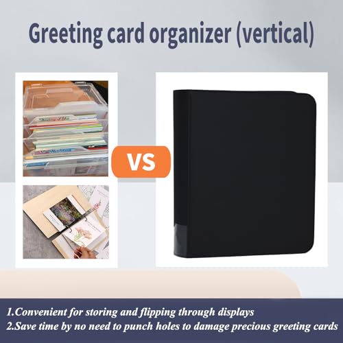 Magiarcana Greeting Card Organizer & Storage,Christmas Card Book,120 Sleeve